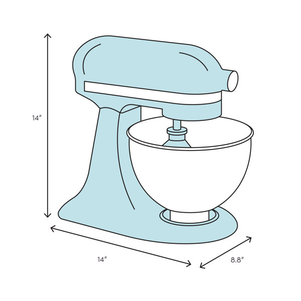 KitchenAid Custom Metallic 10 Speed 5 Qt. Stand Mixer KSM152PS